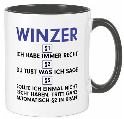 Ich habe immer Recht Winzer | Weinbauer Wein lustig Humor Geschenkidee Geschenk
