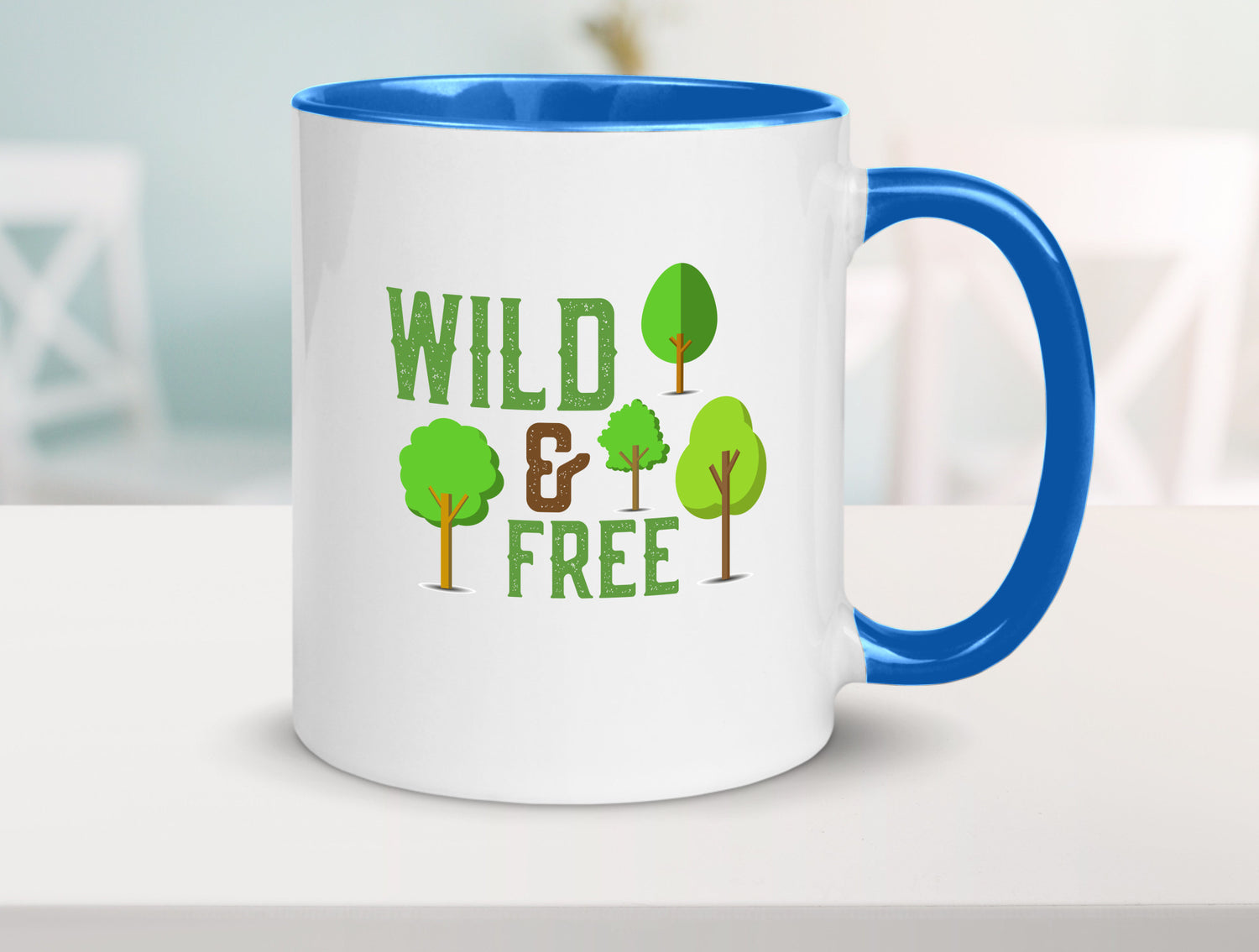 Wild and free | Freiheit Camper Hobbycamper Geschenkidee Humor Tasse