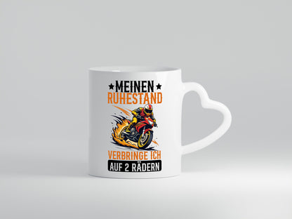 Meinen Ruhestand verbringe ich auch 2 Rädern | Rentner Geschenk Jubiläum