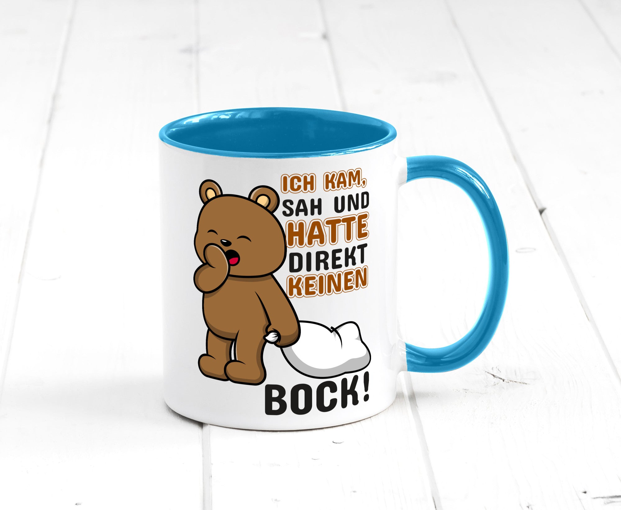 Direkt keinen Bock! | Büro Faultier Morgenmuffel Geschenk Arbeit Kollegen