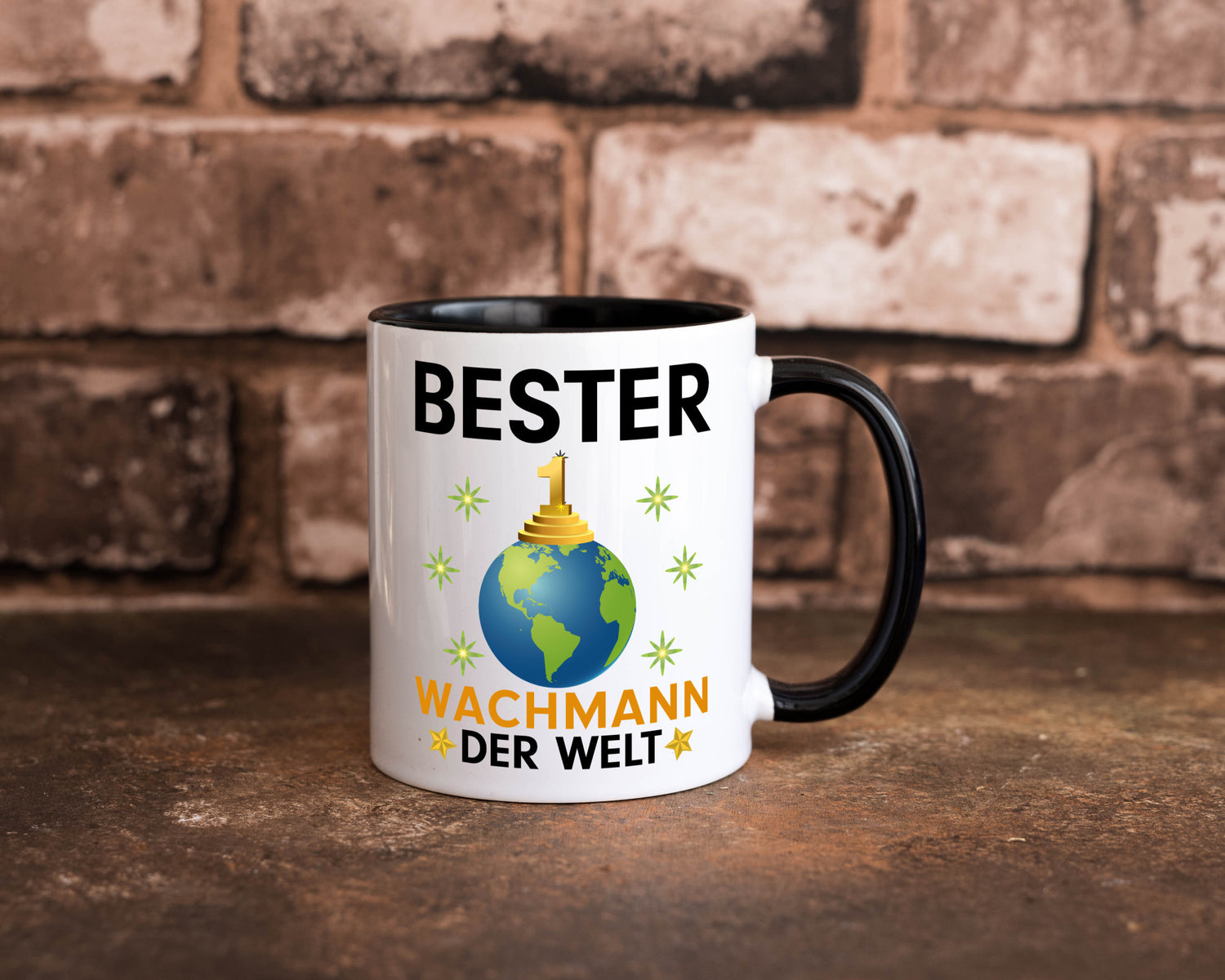 Welt Bester Wachmann | Wachpersonal Nachtwächter Humor Geschenkidee Tasse