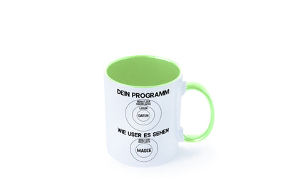 Wie User dein Programm sehen | Programmierer Magie Witz Geschenkidee Humor Tasse