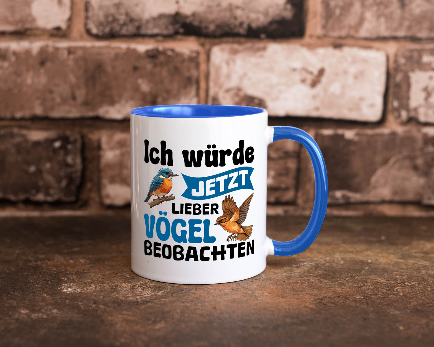 Vögel beobachten | Vogel lustig Humor Geschenkidee Geschenk Tasse