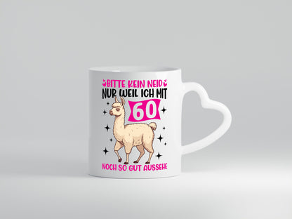 60. Geburtstag | 60 Jahre Lama gut aussehen Geschenkidee Humor Tasse