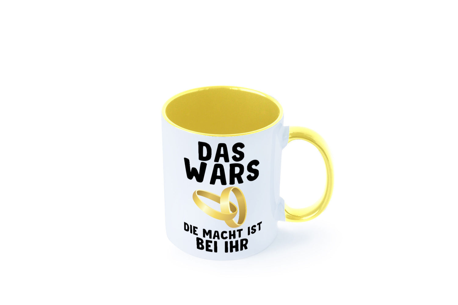 Die macht ist bei ihr | Hochzeit Tasse Ehemann Ehe Geschenk Humor Geschenkidee