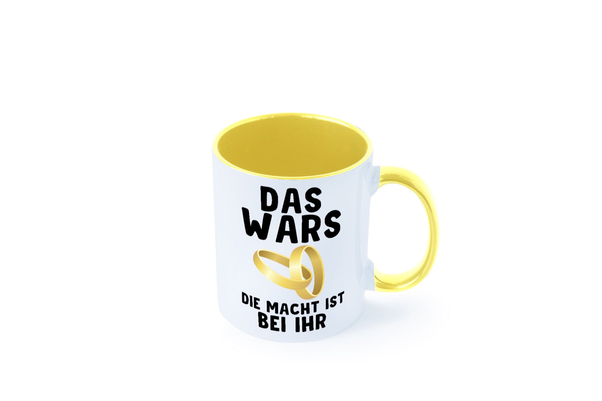 Die macht ist bei ihr | Hochzeit Tasse Ehemann Ehe Geschenk Humor Geschenkidee