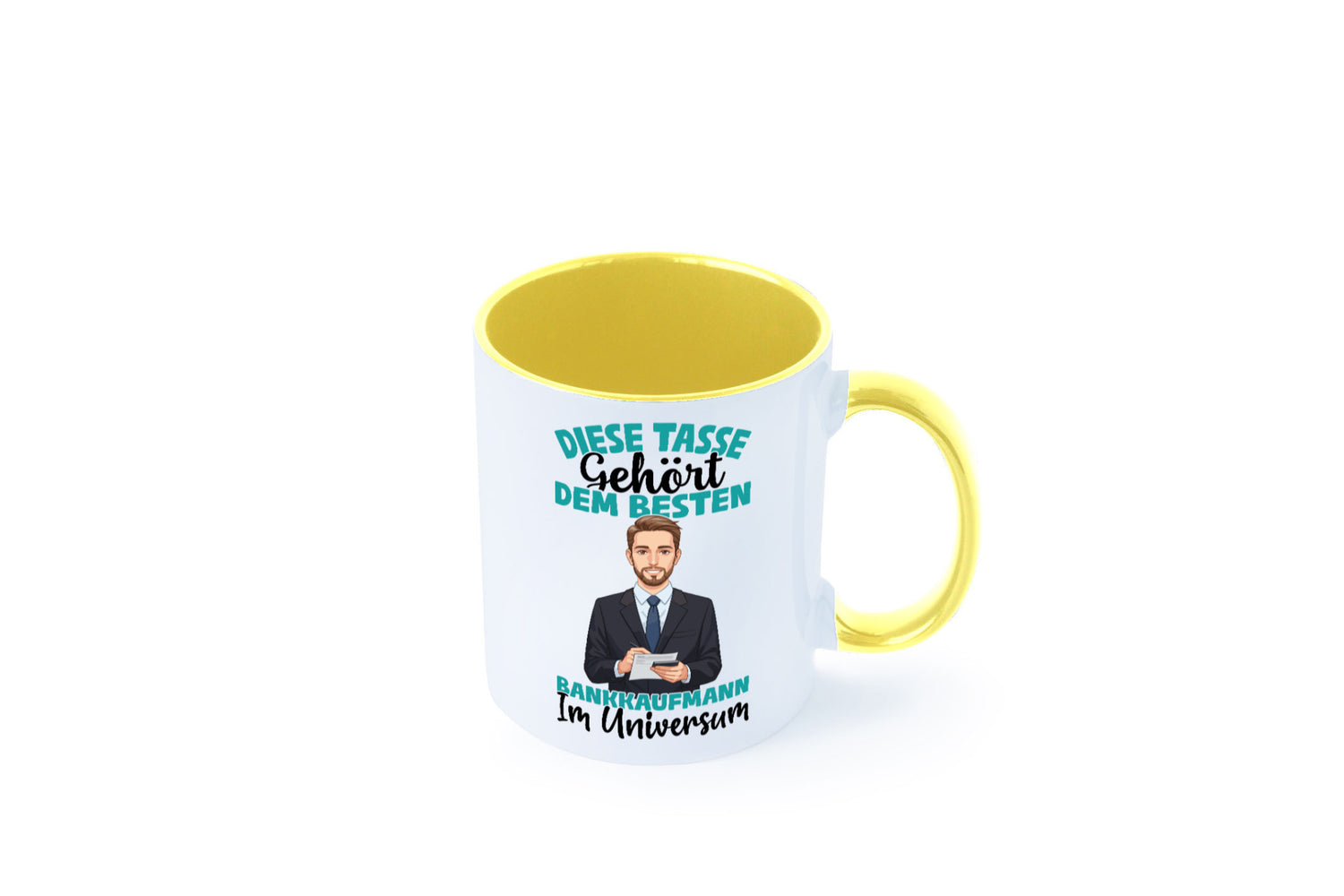Im Universum: Bankkaufmann | Kaufmann Bank Kaufleute Geschenkidee Humor Tasse
