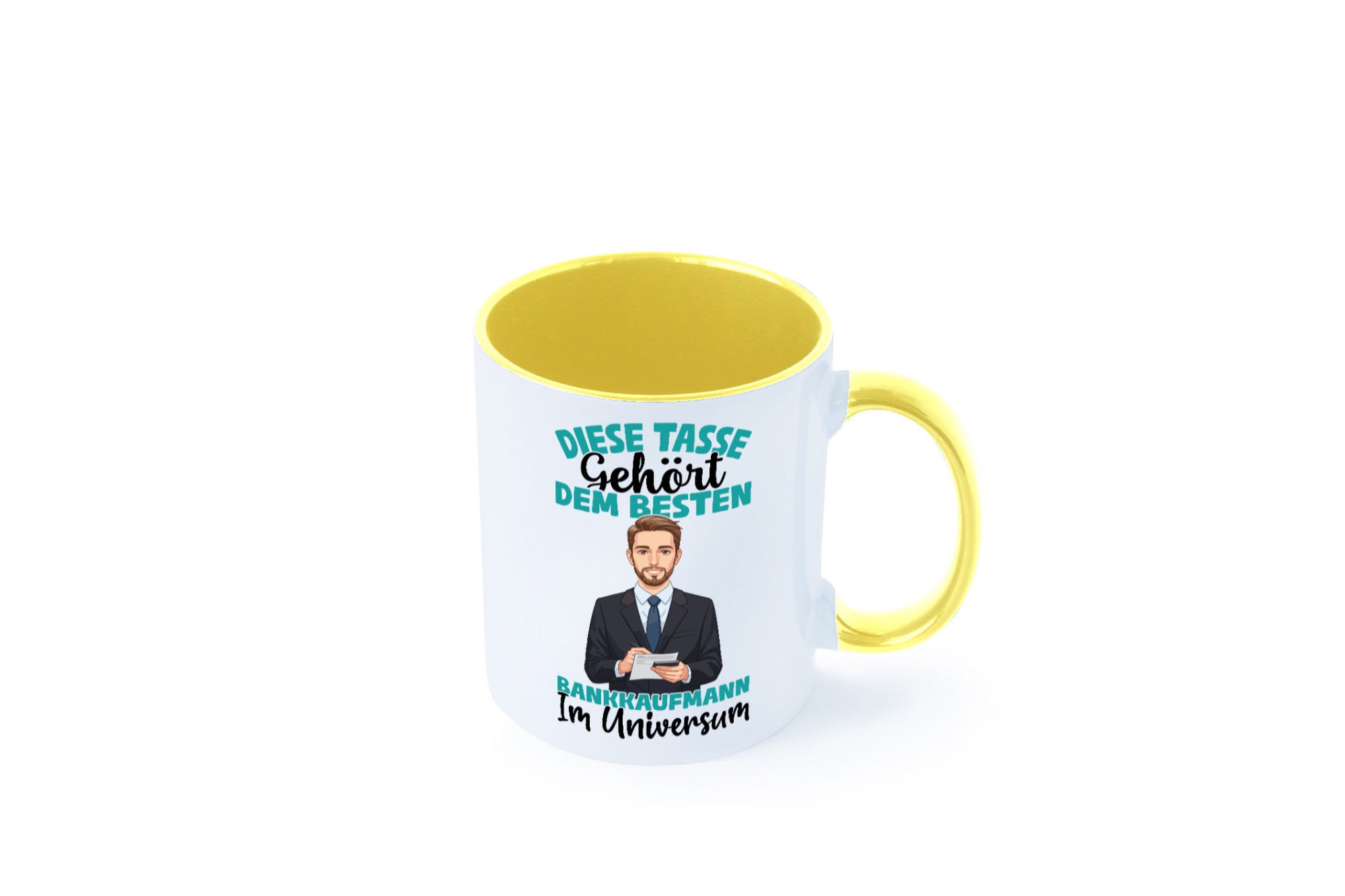 Im Universum: Bankkaufmann | Kaufmann Bank Kaufleute Geschenkidee Humor Tasse