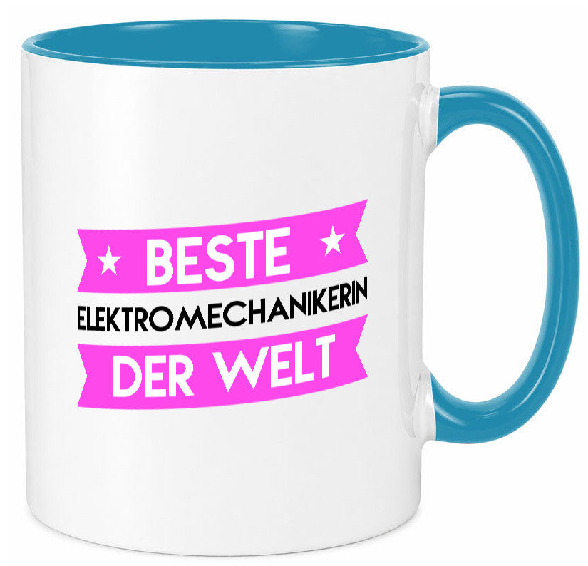 Beste Elektromechanikerin | Mechanikerin Humor Geschenkidee Tasse