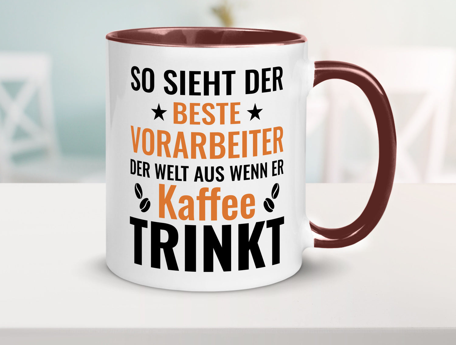 Kaffee trinkt: Vorarbeiter | Kollege Teamleiter Geschenk Arbeit Kollegen Büro