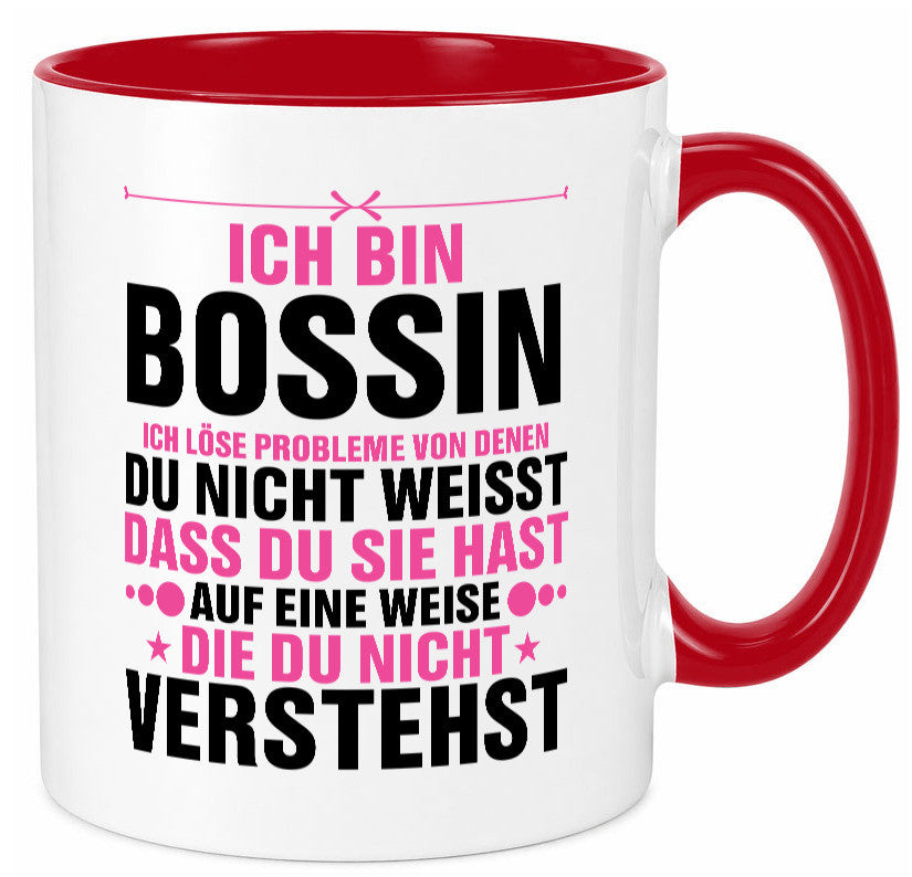 Löse Probleme: Bossin | Führungskraft Vorgesetzte lustig Humor Geschenkidee
