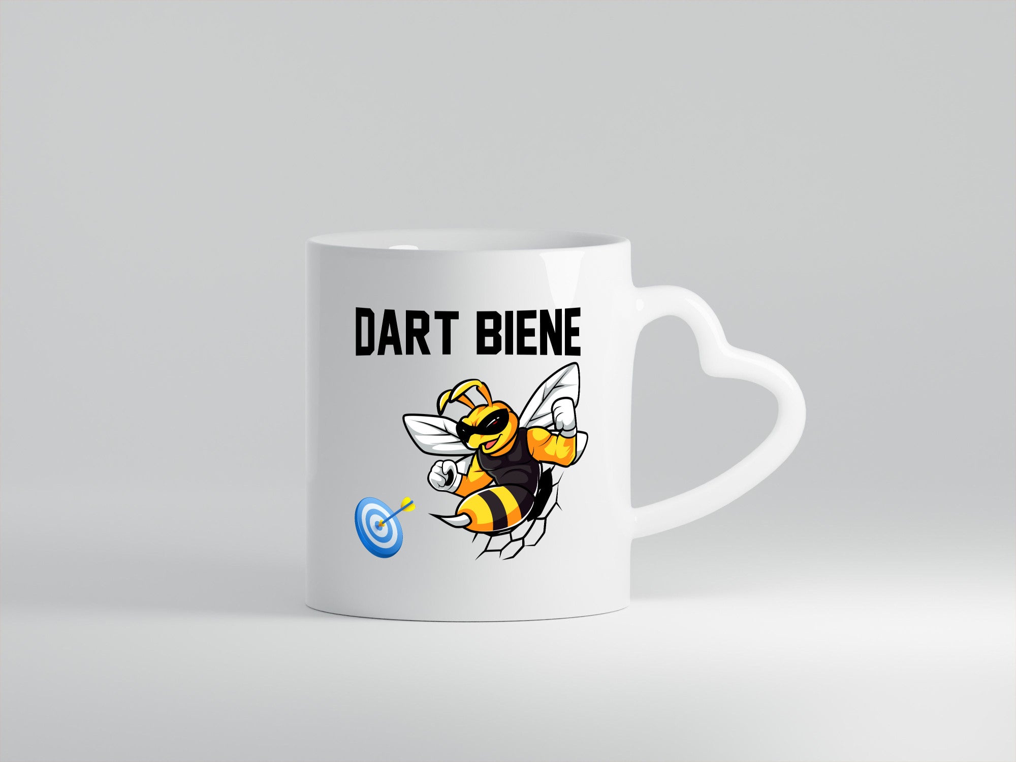 Dart Biene | Darten Dartscheibe v2 Humor Geschenkidee Tasse