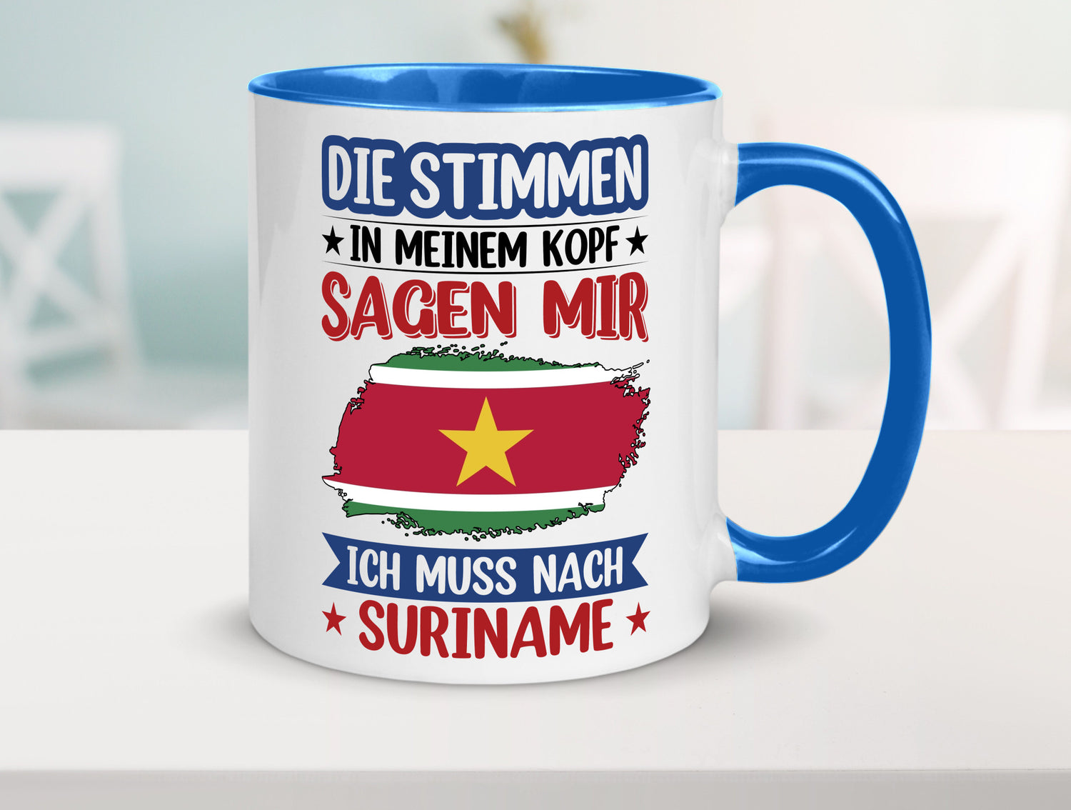 Suriname | Urlaub Stimmen in meinem Kopf Traumland v2 Geschenk Humor