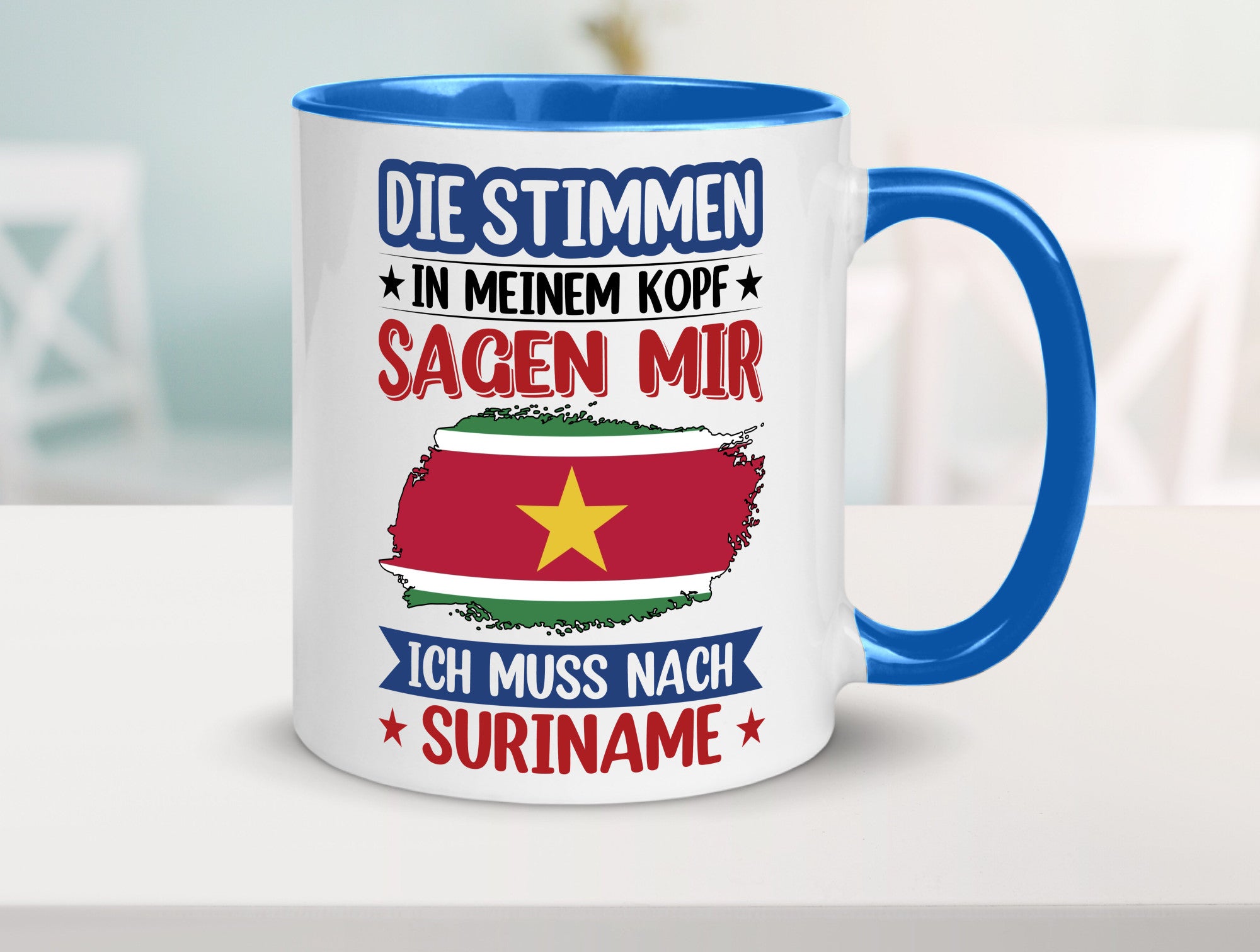 Suriname | Urlaub Stimmen in meinem Kopf Traumland v2 Geschenk Humor