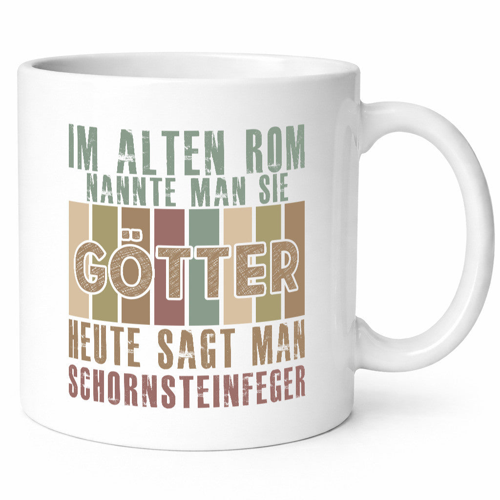 Heute sagt man: Schornsteinfeger | Kaminkehrer Geschenkidee Humor Tasse