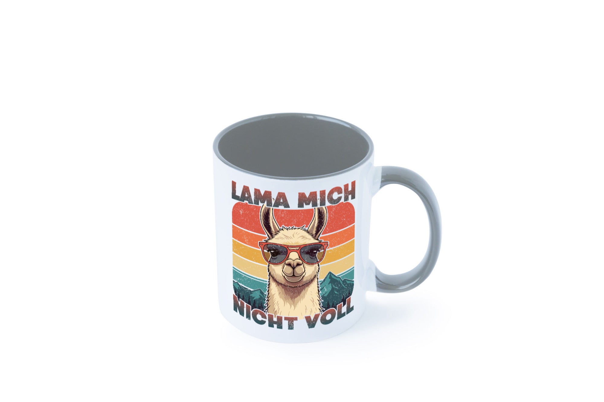 Lama mich nicht voll | Alpaka Kamel Retro lustig Humor Geschenkidee Geschenk