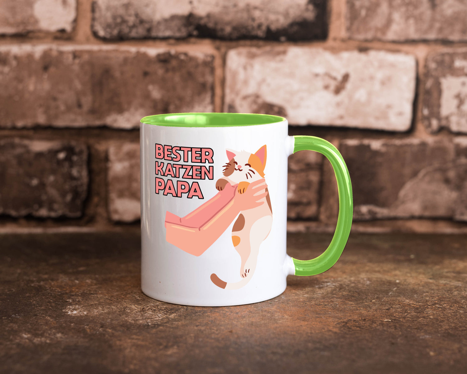 Bester Katzenpapa | Katze Gabel Geschenk Tierliebhaber Humor lustiger Spruch