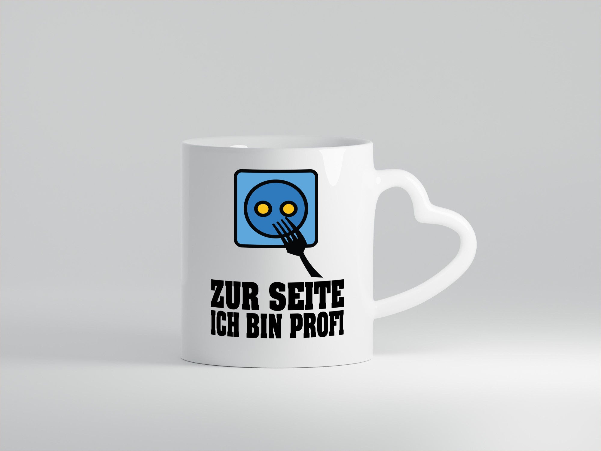 Zur Seite ich bin Profi lustiger Spruch Geschenk Humor Geschenkidee Tasse