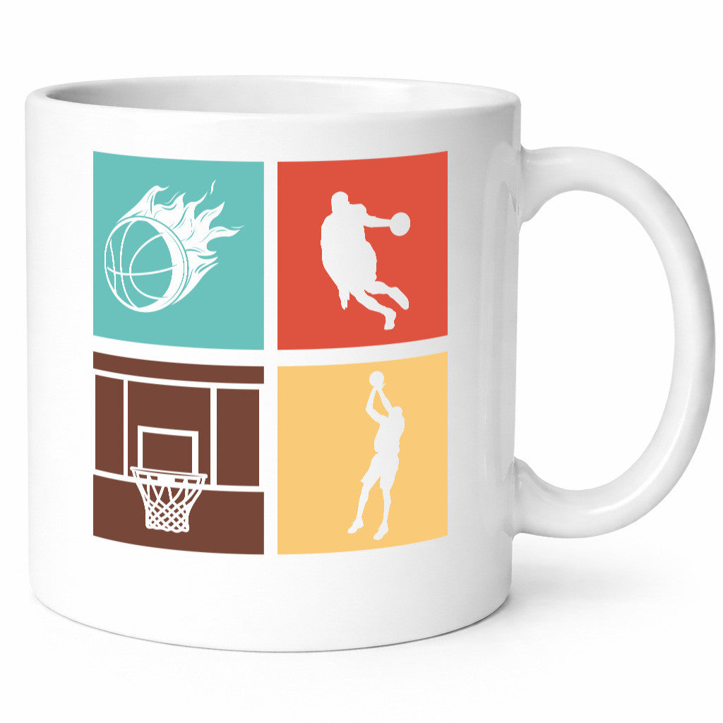 Basketball | Sportfan Slam Dunk Teamplayer NBA Humor Geschenkidee Tasse
