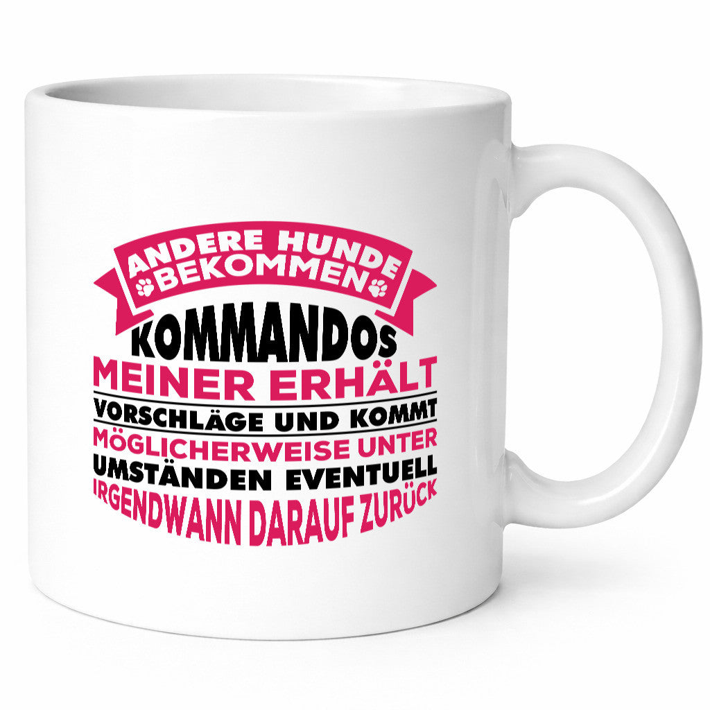 Hunde Training | Hundebesitzer Tasse Hundekommando vl2 lustig Tierliebhaber
