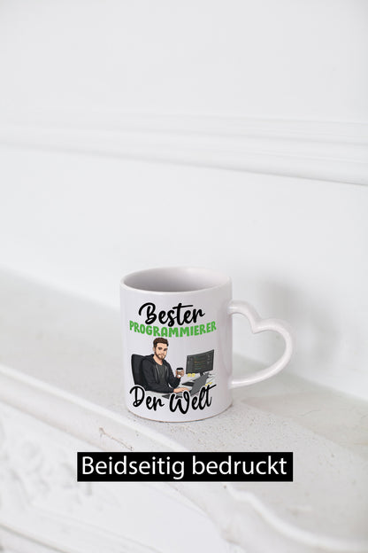 Bester Programmierer | Software Entwickler v2 Geschenkidee Humor Tasse