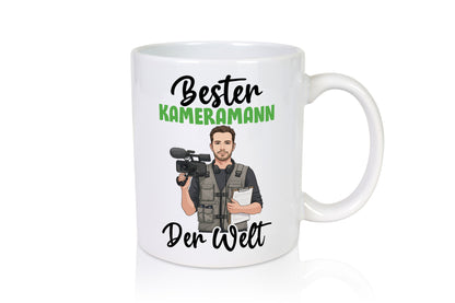 Bester Kameramann | Kamera v2 lustig Humor Geschenkidee Geschenk Tasse