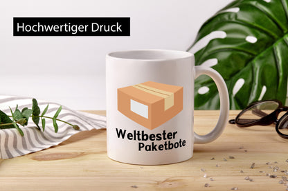 Weltbester Postbote | Paketlieferant lustiger Spruch Geschenk Humor