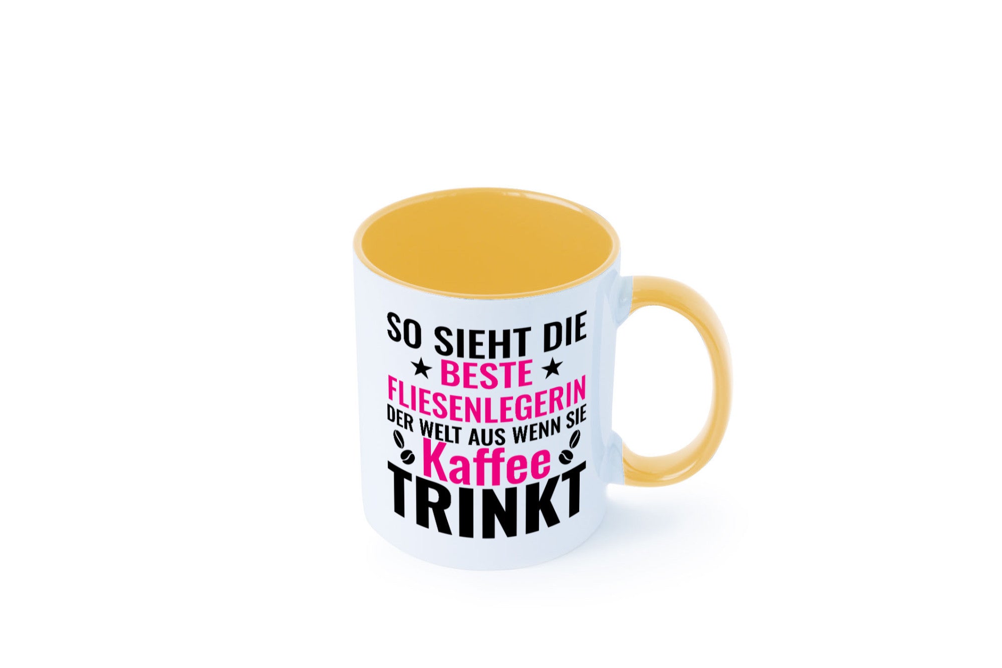 Kaffee trinkt: Fliesenlegerin | Fliesenlegen Bau Humor Geschenkidee Tasse