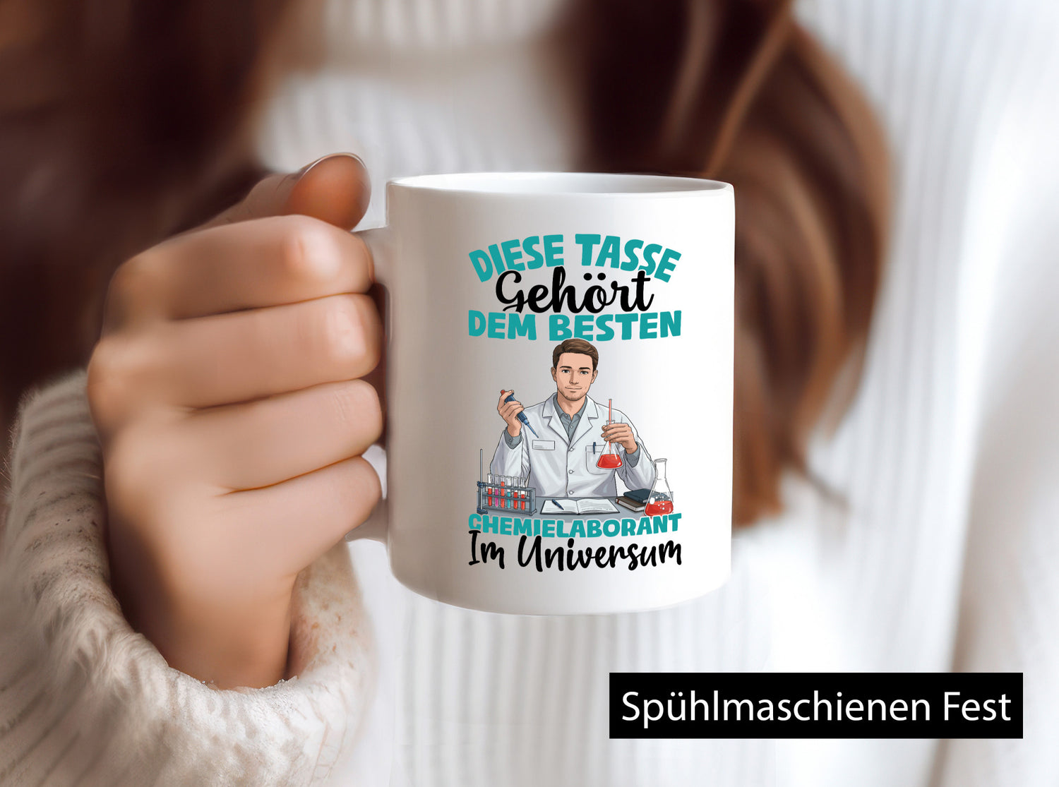 Im Universum: Chemielaborant | Laborant Chemie Humor Geschenkidee Tasse