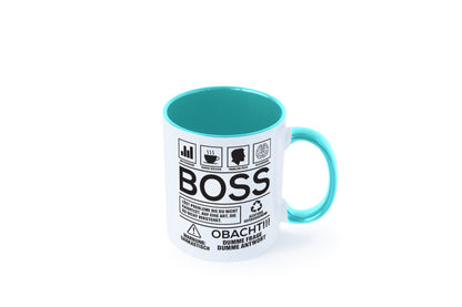 Achtung Probleme Boss | Führungskraft Vorgesetzter lustig Humor Geschenkidee Tasse