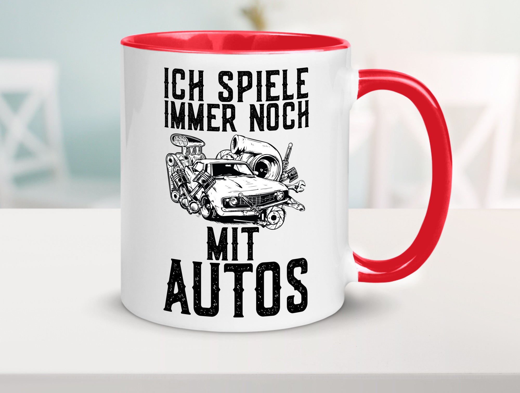 Spiele noch mit Autos | Werkstatt Werkzeug Mechaniker lustiger Spruch Geschenk