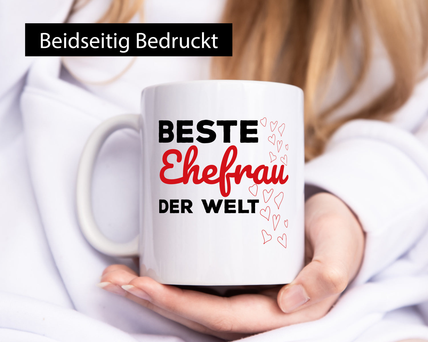 Beste Ehefrau | Ehe Tasse Hochzeitstag Romantik lustiger Spruch Geschenk