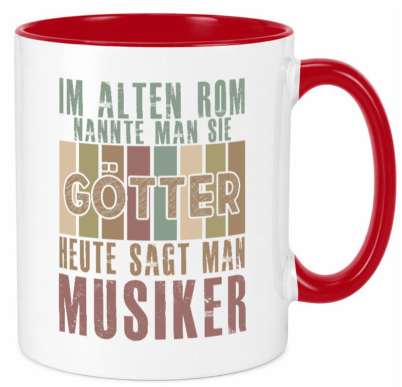 Heute sagt man: Musiker | Musik Musikant Humor Geschenkidee Tasse