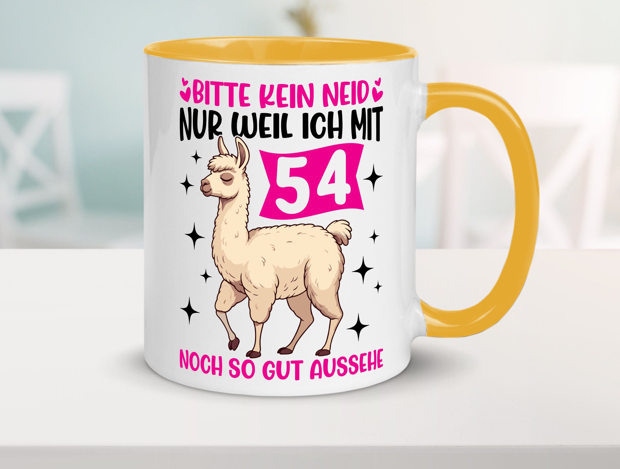 54. Geburtstag | 54 Jahre Lama gut aussehen Geschenk Geschenkidee lustiger