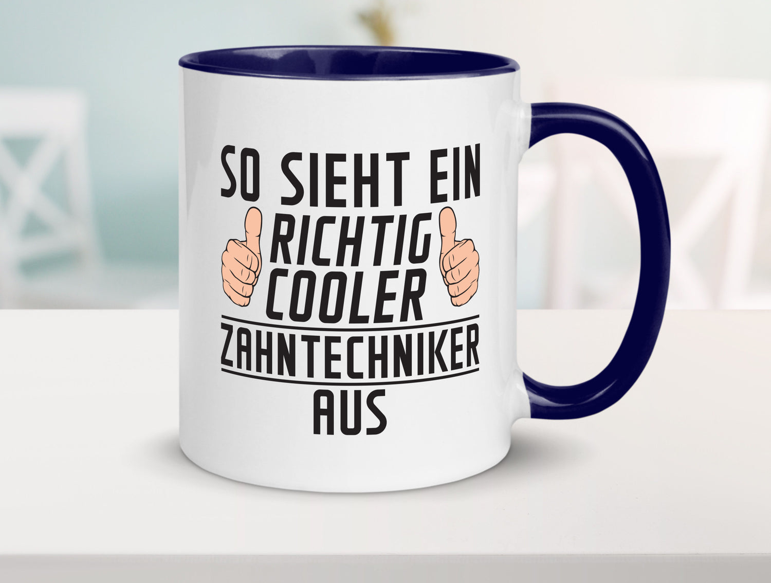 Richtig Cooler Zahntechniker | Zahnmedizin Geschenkidee Humor Tasse