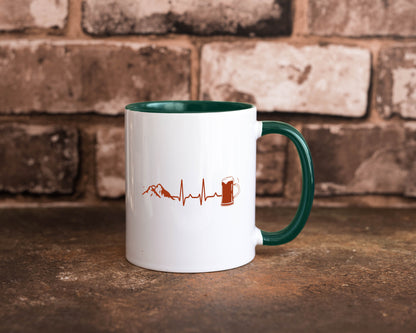 Berge und Bier | Wandern Wanderer Biertrinken Geschenkidee Humor Tasse