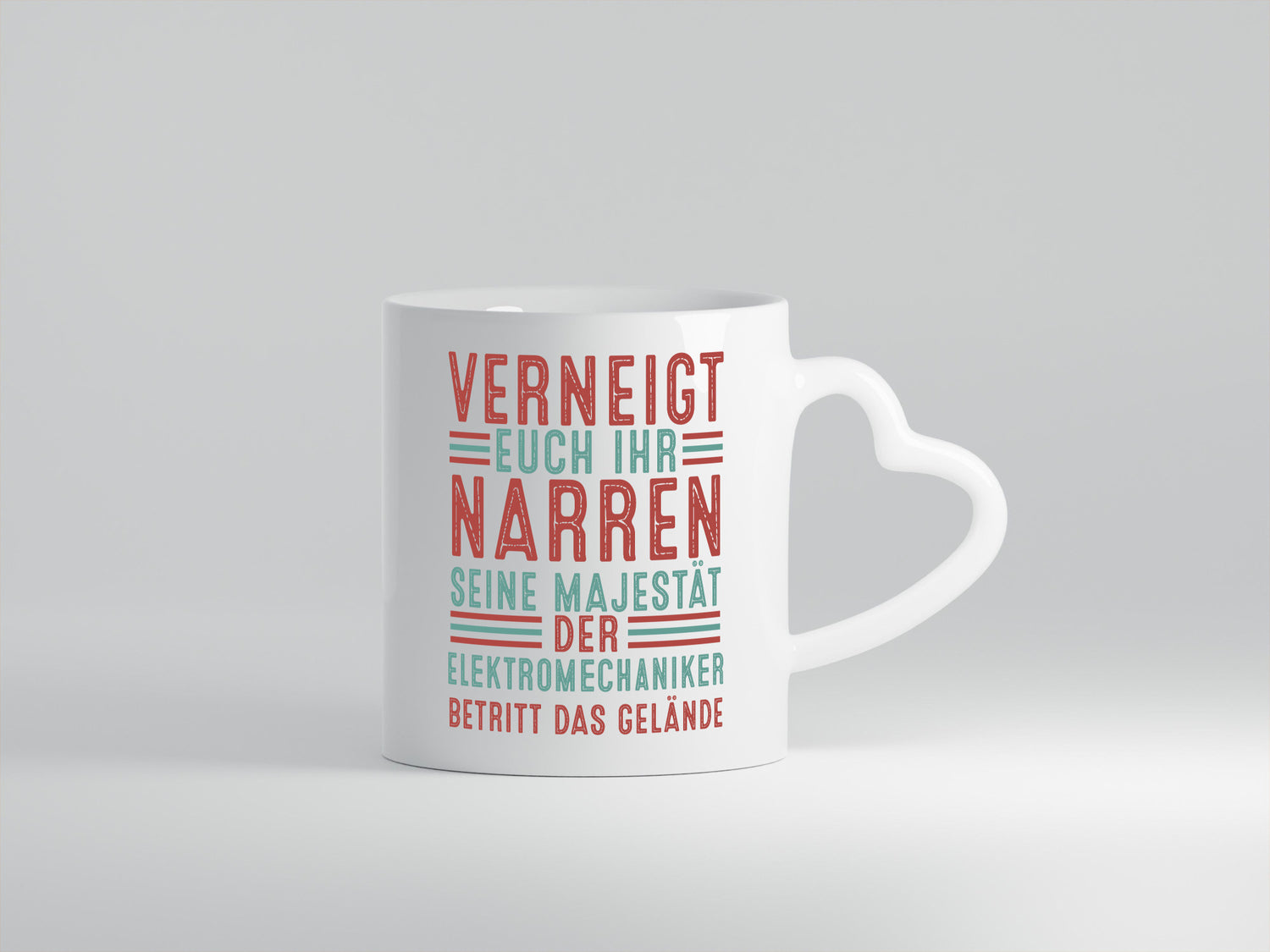 Verneigt euch: Elektromechaniker | Mechaniker v2 Geschenkidee Humor Tasse