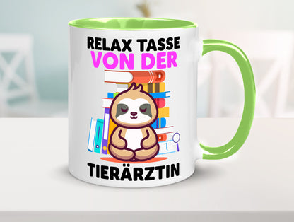 Relax Tasse: Tierärztin | Mediziner Tiermedizin Humor Tierliebhaber