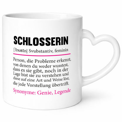 Schlosserin | Spruch Beruf Schlosserei Humor v2 Arbeit Kollegen Büro