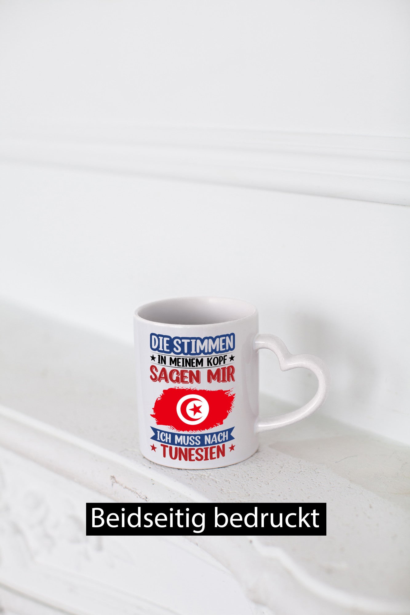 Tunesien | Urlaub Stimmen in meinem Kopf Traumland v2 Geschenkidee Humor Tasse