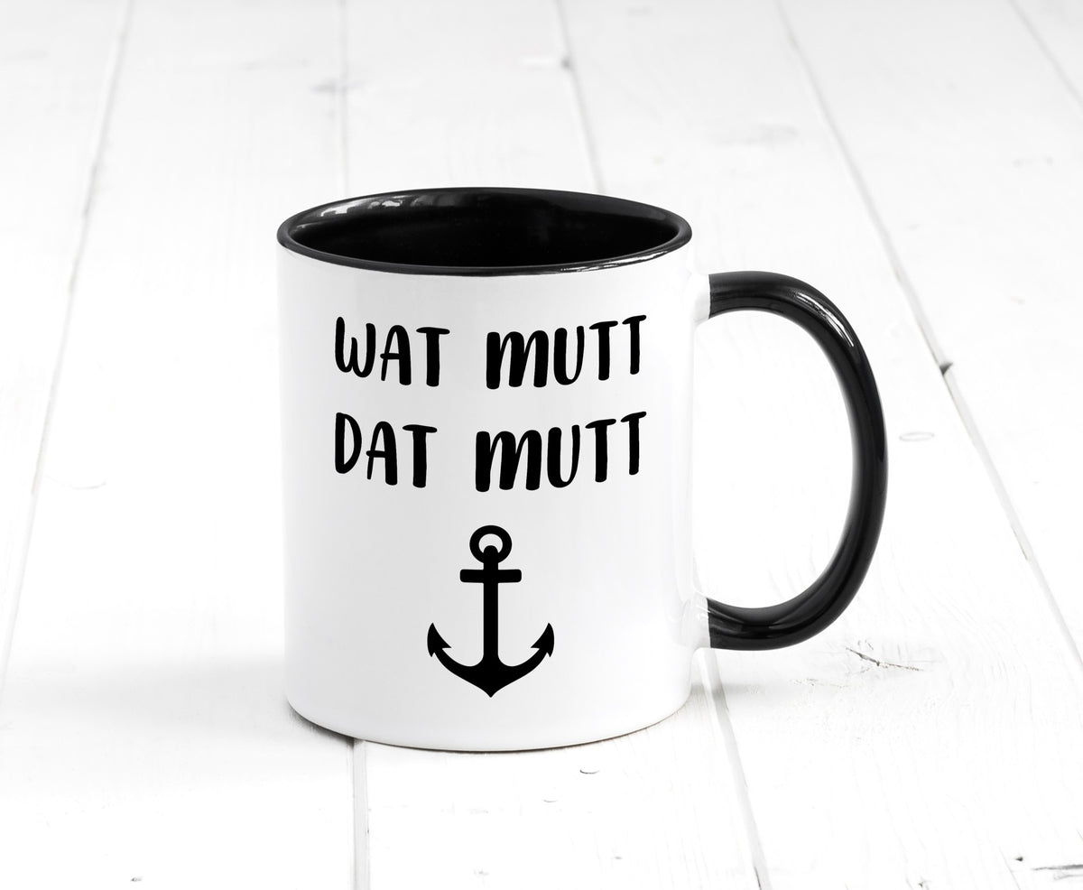 Wat Mutti | Dat Anker Muttertag lustig Familie Geschenkidee Geschenk Tasse