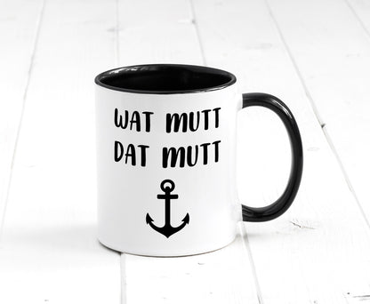 Wat Mutti | Dat Anker Muttertag lustig Familie Geschenkidee Geschenk Tasse