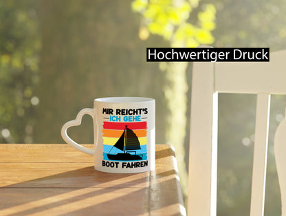 Mir reichts ich geh Boot Fahren | Bootsfahrer Motorboot v2 Humor Geschenkidee
