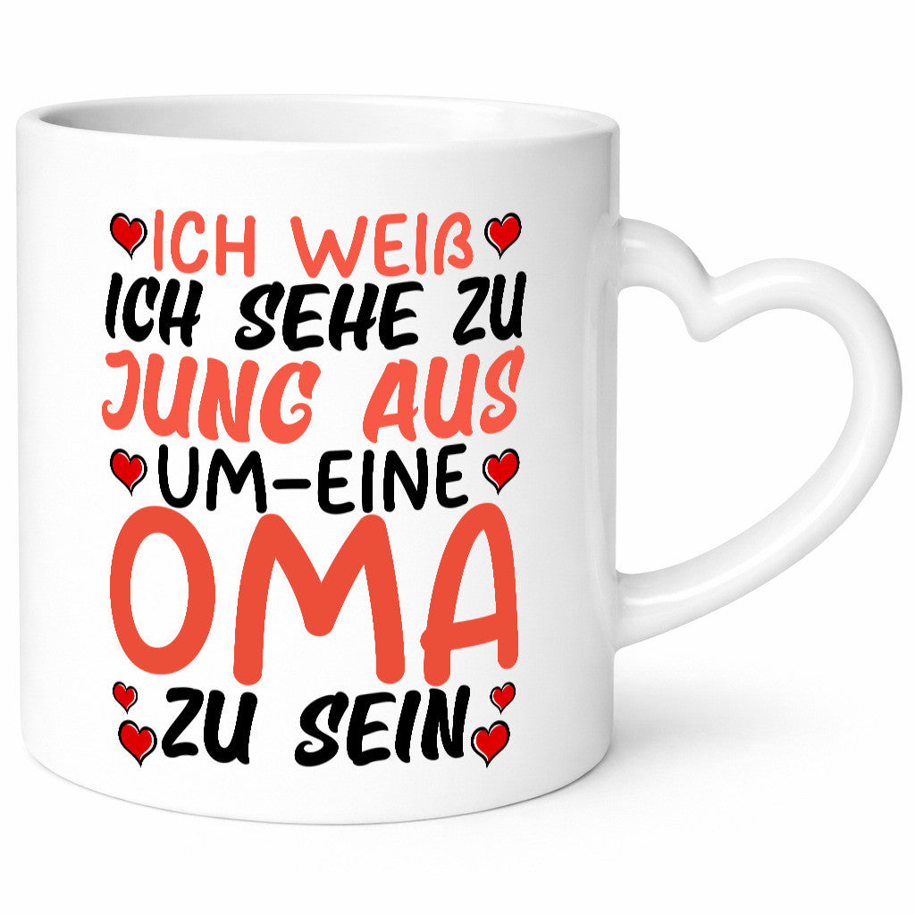 Sehe Jung aus um eine Oma zu sein | Großmutter Geschenk Familie Geschenkidee