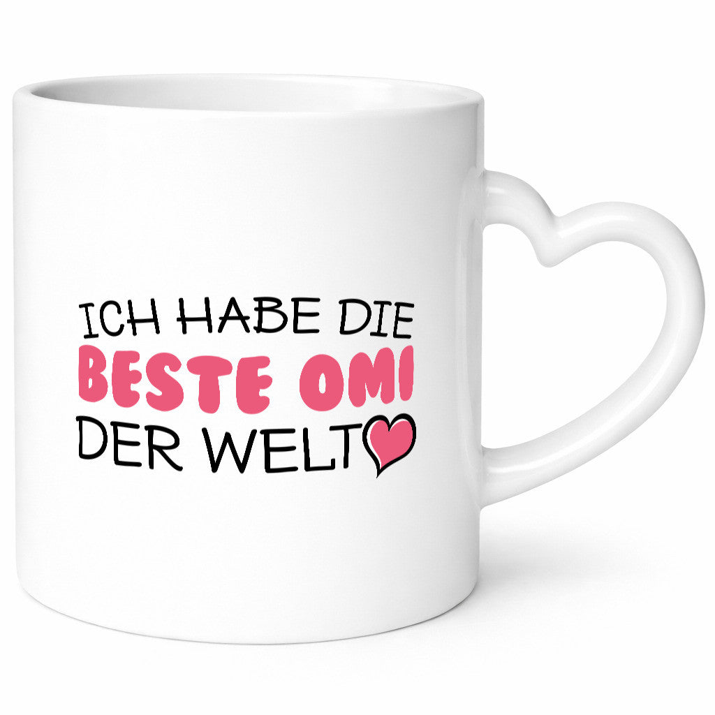 Beste Omi der Welt | Oma Tasse Geburtstag Muttertag lustig Familie Geschenkidee