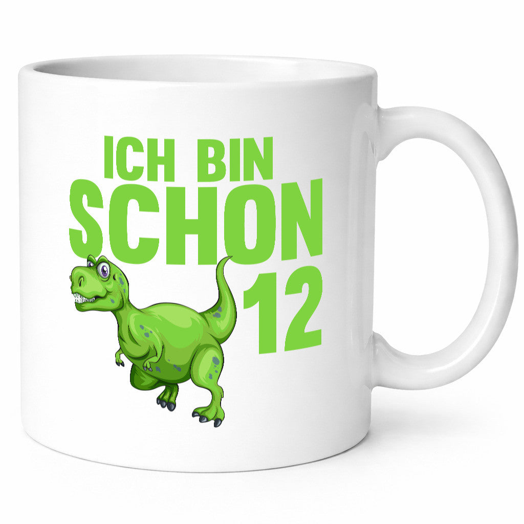 12. Geburtstag | 12 Jahre Dino Dinosaurier lustiger Spruch Geschenk