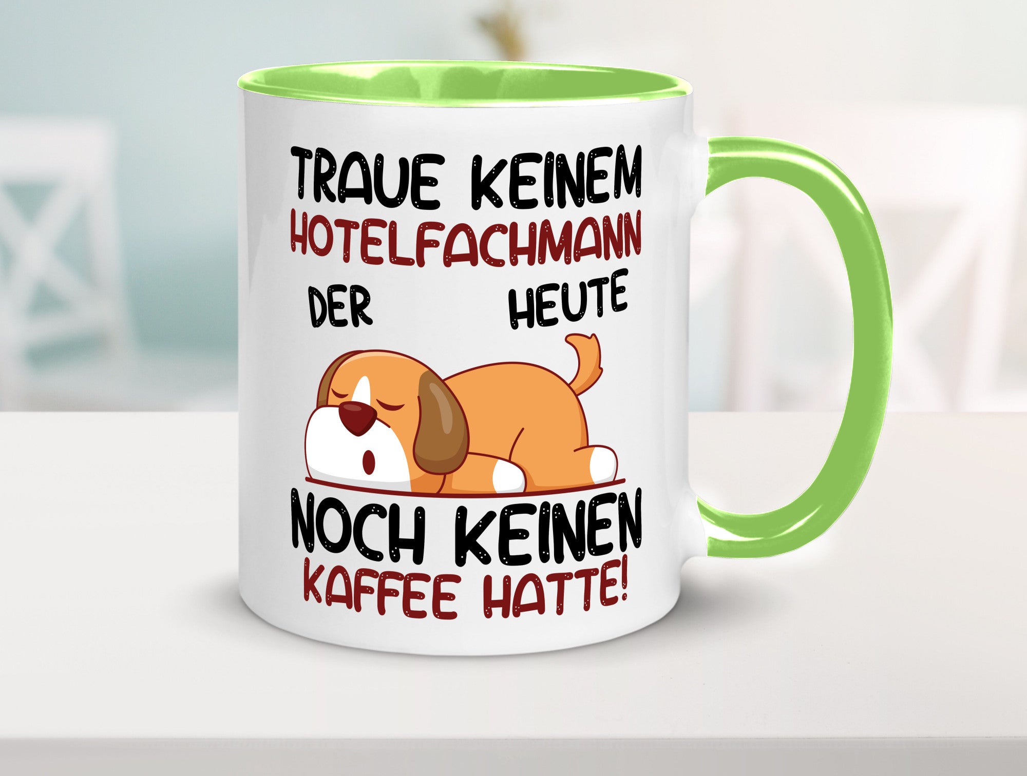 Traue keinem Hotelfachmann |Hotel lustig Humor Geschenkidee Geschenk Tasse