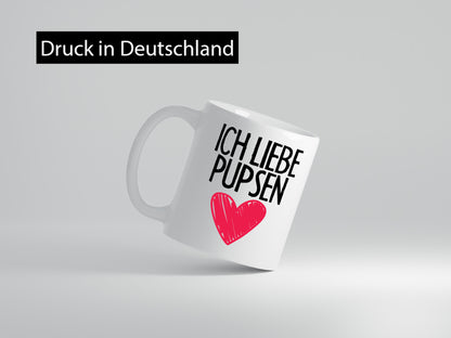 Ich liebe Pupsen Geschenkidee Humor Tasse