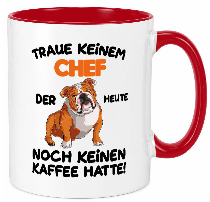 Traue keinem Chef lustiger Spruch Geschenk Arbeit Kollegen Büro Tasse