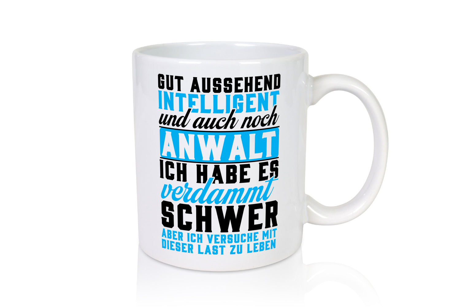 Gut aussehender Anwalt | Gericht Geschenkidee Humor Tasse